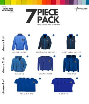 Embroidered Work Wear Package 5 Sweatshirt 2 hoodie 5 Polo Shirt 5 tshirts